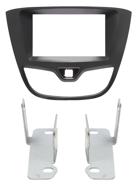Phonocar 03749 Mascherina 2 Din per Opel Karl colore nero lucido - TechSoundSystem.com