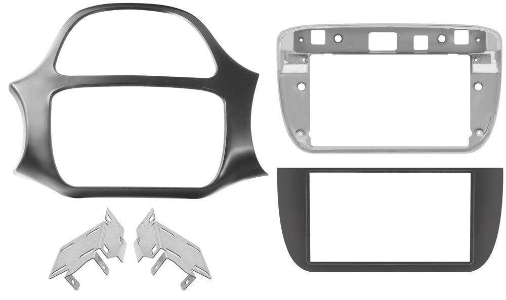 Phonocar 03750 Mascherina 2 Din per Fiat Punto 12- Punto Evo colore nero lucido - TechSoundSystem.com