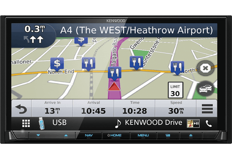 Kenwood DNX8180DABS autoradio 2 DIN con DAB+, Apple carplay, Android Auto, Spotify, Bluetooth - TechSoundSystem.com