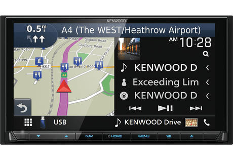 Kenwood DNX9180DABS autoradio 2 DIN con GPS Apple Carplay, Android Auto, Bluetooth e DAB+ - TechSoundSystem.com