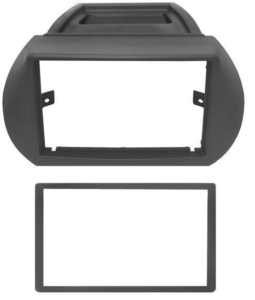 Phonocar 03201 Mascherina 2 DIN per Nemo 14- Fiorino14- Qubo 14- Bipper 8- colore nero - TechSoundSystem.com