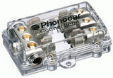 Portafusibile 3 uscite Fusibili 10x38 Cavo In 3x25 mm2 Cavo Out 3x10 mm2 Phonocar 04488 - TechSoundSystem.com