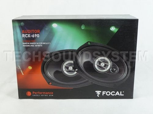 Focal RCX-690 Altoparlanti per auto coassiali 3 vie da 164x235mm (6x9") 160W COPPIA - TechSoundSystem.com