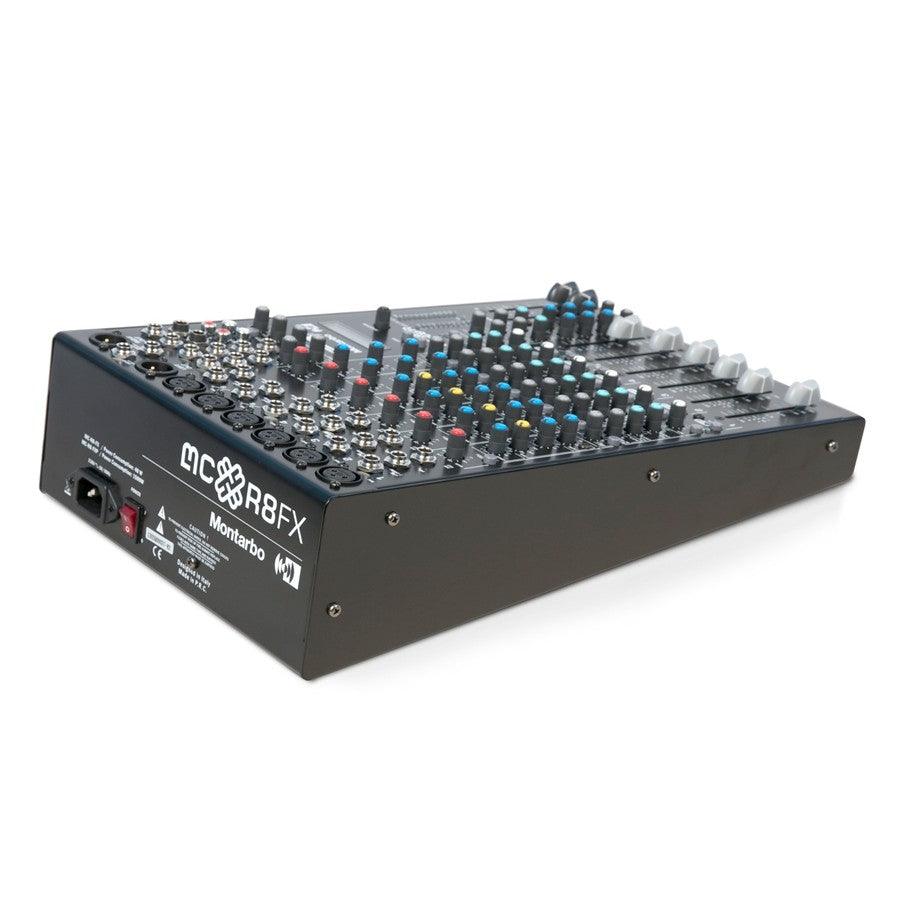 MONTARBO MC-R8FX MIXER Professionale 8 ingressi / 6 canali montabile in Rack - TechSoundSystem.com