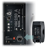 MONTARBO NM250A Cassa acustica ATTIVA woofer da 8" biamplificata, 250 Watts - TechSoundSystem.com