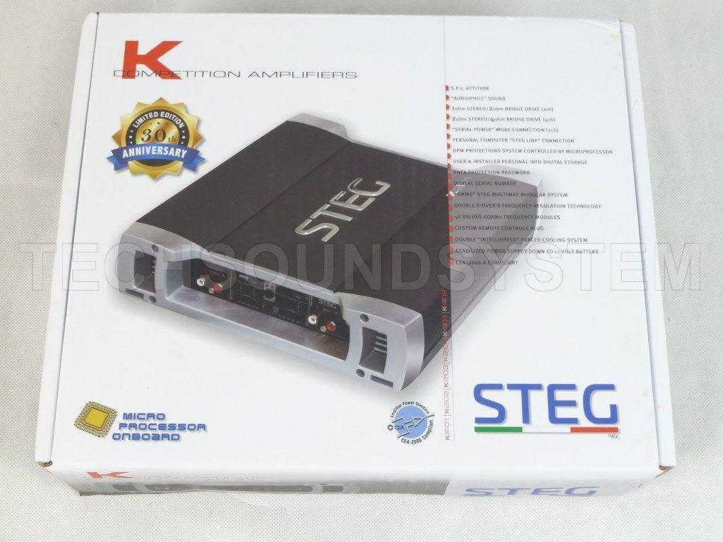 STEG K201 amplificatore 2 canali Competition, 365W RMS 1 ohm stabile - TechSoundSystem.com