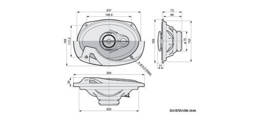 Pioneer TS-R6951S Diffusori per auto coassiali 3 vie 6"x9" (400 W) COPPIA - TechSoundSystem.com