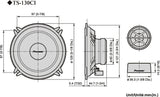 Pioneer TS-130Ci Kit altoparlanti a 2 vie da 13cm (130W) per Renault-Opel-VW - TechSoundSystem.com