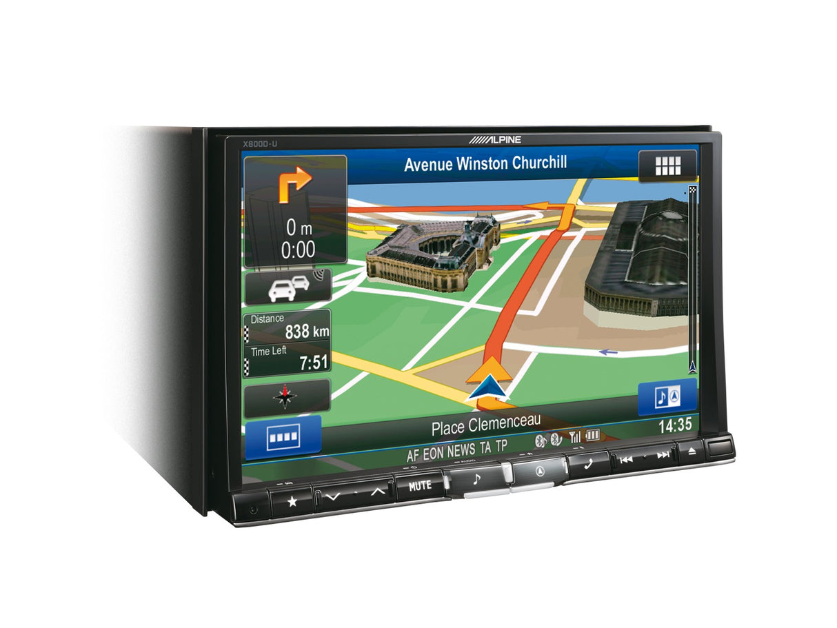 Alpine X800D-U Media Station 2 Din 8" DVD/DIVX/USB/MP3/WMA Navi Bluetooth DAB Ingresso HDMI *OCCASIONE ULTIMI PEZZI* - TechSoundSystem.com