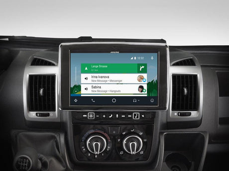 Alpine i902D-DU Media Station 9'' per Ducato/Jumper/Boxer con, Android Auto e App CarPlay - TechSoundSystem.com