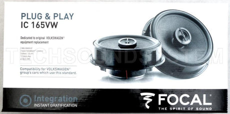 Focal IC165VW Altoparlanti Coassiali a 2 vie da 16,5 cm (6,5'') 120W per VW COPPIA - TechSoundSystem.com