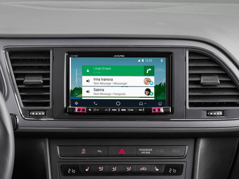 Alpine iLX-702LEON Media Station 7'' per Seat Leon con Android Auto, App CarPlay e Bluetooth - TechSoundSystem.com