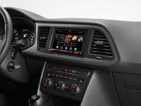 Alpine iLX-702LEON Media Station 7'' per Seat Leon con Android Auto, App CarPlay e Bluetooth - TechSoundSystem.com