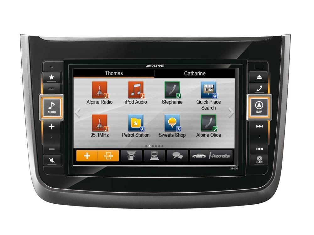 Alpine X800D-V Media Station 2 DIN Vito (V639) e Viano (W639) , GPS, DAB - TechSoundSystem.com