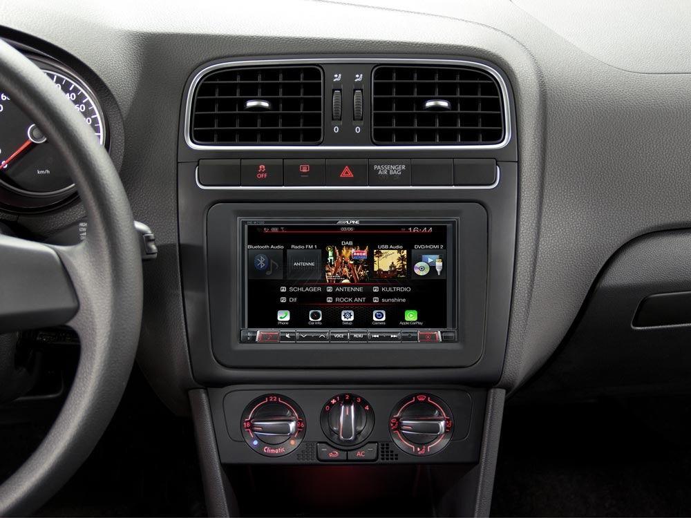 Alpine INE-W710DC Media Station 7'' con Bluetooth, App CarPlay, Android Auto e Navi + Mappe Truck - TechSoundSystem.com