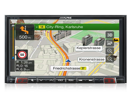 Alpine INE-W710D Media Station 7" con Navi, Bluetooth, App CarPlay e Android Auto - TechSoundSystem.com