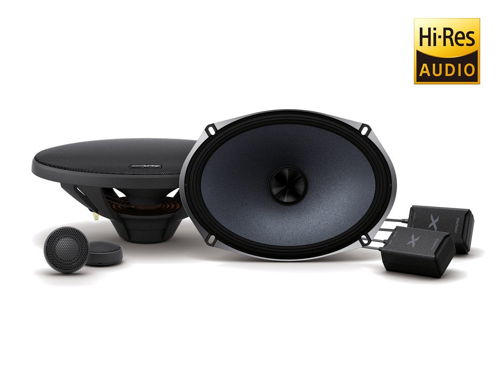 Alpine X-S69C Altoparlanti 6x9" 2 vie separate 16cmx24cm 360W - TechSoundSystem.com