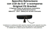 Hardstone HS MM051 Specchio Retrovisore con LCD da 5.0" a scomparsa Original Fit Bracket - TechSoundSystem.com