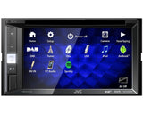 JVC KW-V255DBT autoradio 2 DIN DVD/CD/USB con DAB+ e Bluetooth - TechSoundSystem.com