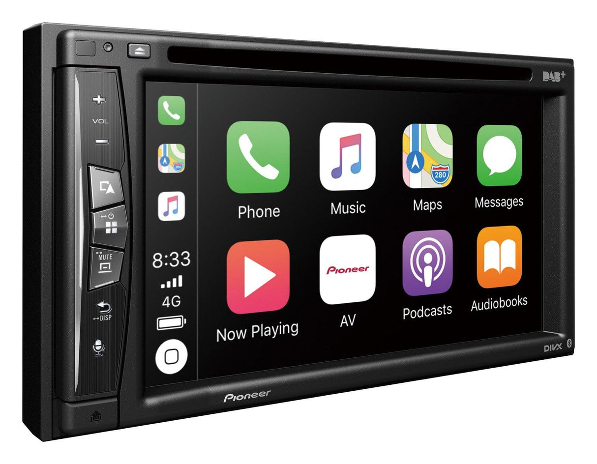 Pioneer AVIC-Z720DAB autoradio 2 DIN con GPS, DAB+, DVD, USB, AV, Bluetooth, Waze e Apple CarPlay via wireless - TechSoundSystem.com