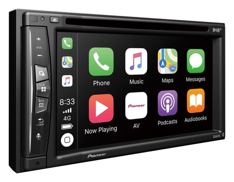 Pioneer AVIC-Z720DAB autoradio 2 DIN con GPS, DAB+, DVD, USB, AV, Bluetooth, Waze e Apple CarPlay via wireless - TechSoundSystem.com
