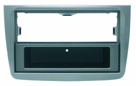 Phonocar 03433 Mascherina 1/2 DIN per Alfa Mito -14 colore grigio metalizzato - TechSoundSystem.com