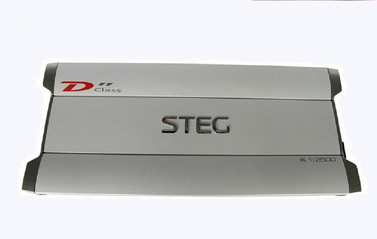 STEG K1.2500 Amplificatore monocanale da competizione classe D 1x2500w RMS @1 ohm - TechSoundSystem.com