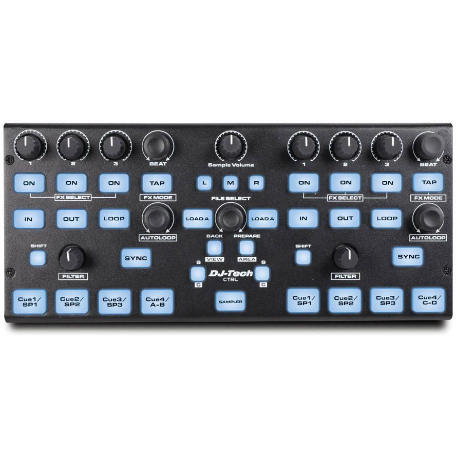 DJ TECH CTRL CONTROLLER MIDI DVS USB MAPPATURE SERATO TRAKTOR VIRTUAL DJ - TechSoundSystem.com