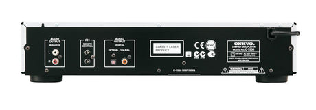 Onkyo C-7030 Lettore CD Audiophile - circuito di clock allo stato dell'arte DAC Wolfson da 24 bit / 192 kHz - TechSoundSystem.com