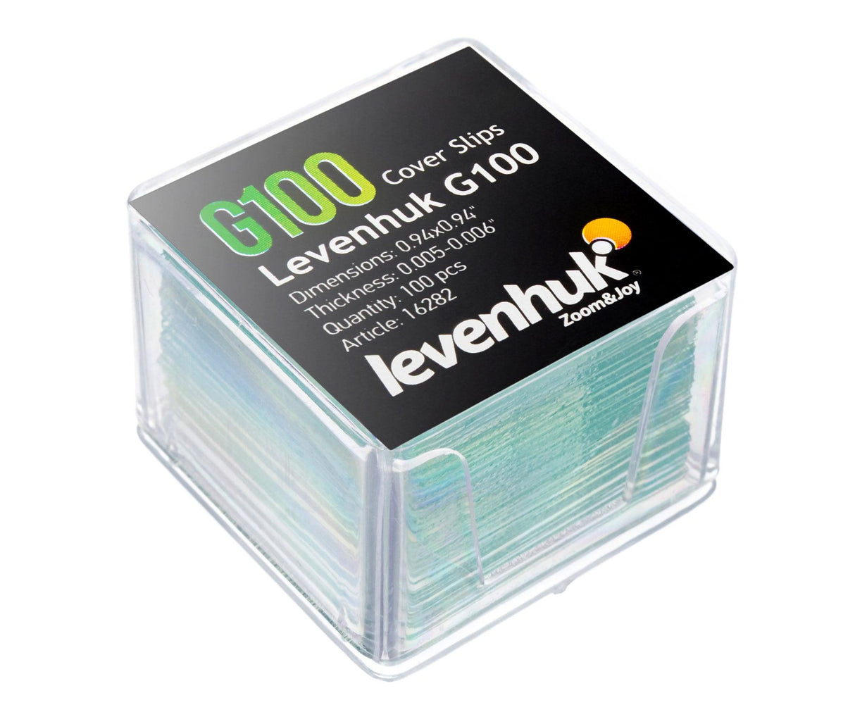 Vetrini coprioggetti Levenhuk G100, 100 pz. - TechSoundSystem.com