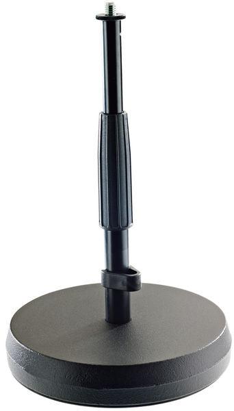 KONIG & MEYER 23325 SUPPORTO DA TAVOLO PER MICROFONO PROFESSIONALE DI COLORE NERO - TechSoundSystem.com