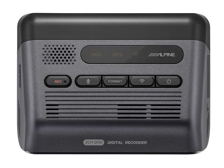 Alpine DVR-Q1000 Dashcam Registrazione a 2 canali 2K QHD (2560 x 1440) - TechSoundSystem.com