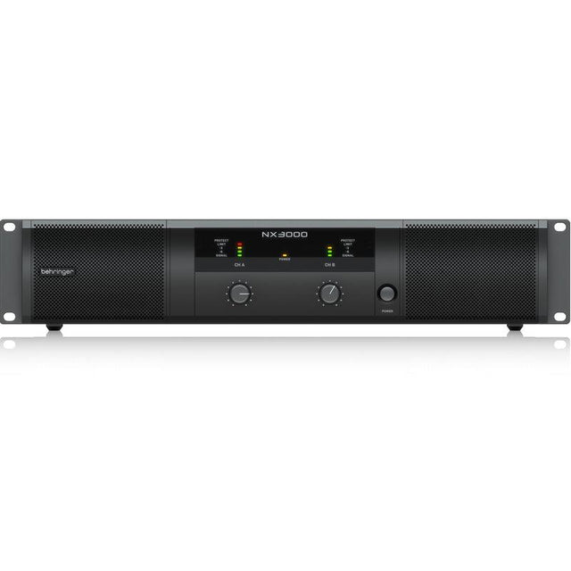 BEHRINGER NX3000 FINALE DI POTENZA 3000 WATT 2 CANALI CON COMPENSAZIONE AUTOMATICA DELL' IMPEDENZA - TechSoundSystem.com