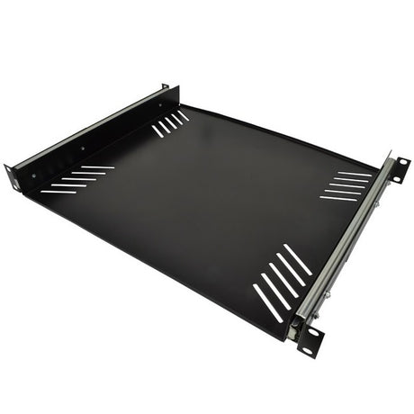 COBRA CLS-129 MENSOLA CON RIPIANO SCOREVOLE DA 1 UNITA' RACK 19" - TechSoundSystem.com