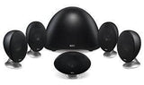 KEF E305 BK Sistema Home Theater 5.1. tecnologia Uni-Q con Sub Amplificato. - TechSoundSystem.com