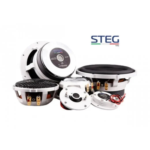 STEG SS-1 SS-3 SS-6 kit altoparlanti 3 vie audiophile 6.5" woofer + medi + tweeter