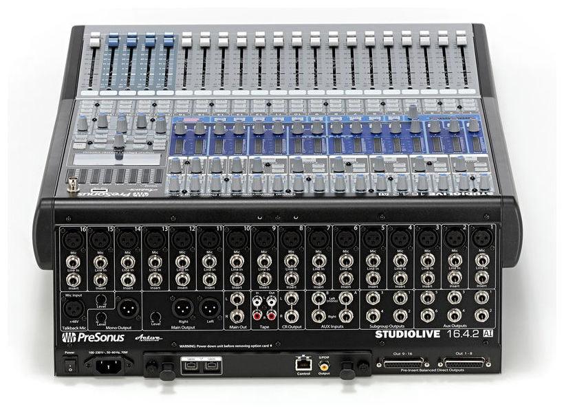 PRESONUS STUDIOLIVE 16.4.2 AI MIXER DIGITALE 16 CANALI 16 PREAMP