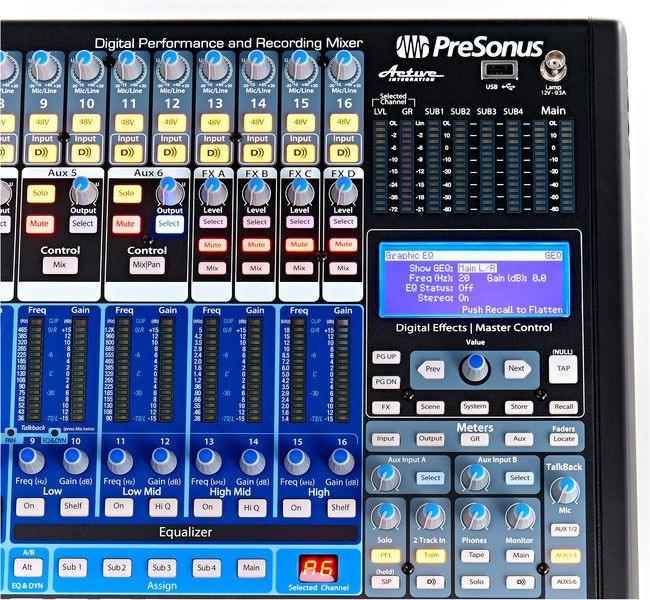 PRESONUS STUDIOLIVE 16.4.2 AI MIXER DIGITALE 16 CANALI 16 PREAMP
