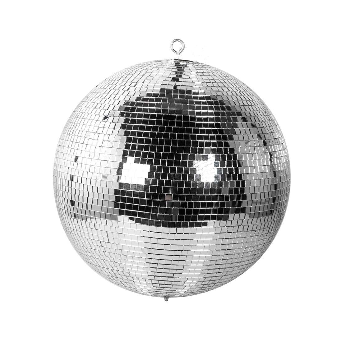 PRO LIGHT MIRROR BALL 40 SFERA DA DISCOTECA CON SPECCHI BIANCHI DIAMETRO 40 CM + MOTORE - TechSoundSystem.com