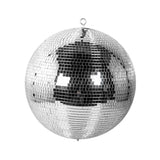 PRO LIGHT MIRROR BALL 40 SFERA DA DISCOTECA CON SPECCHI BIANCHI DIAMETRO 40 CM + MOTORE - TechSoundSystem.com