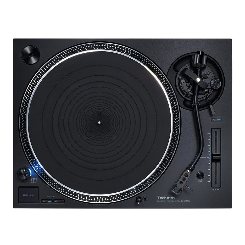 TECHNICS SL-1210GR2 BLACK Giradischi manuale a telaio rigido e trazione diretta