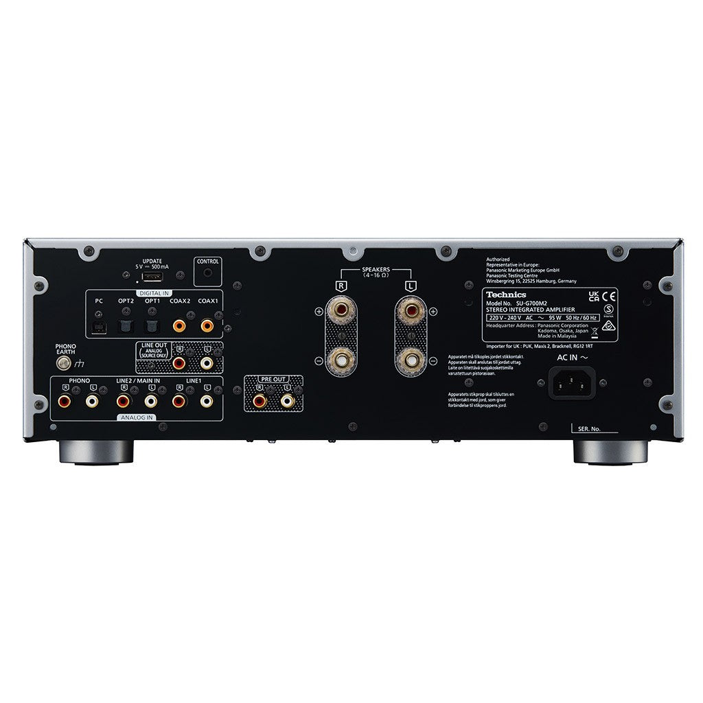 TECHNICS SU-G700M2 SILVER amplificatore integrato stereofonico di riferimento 140W
