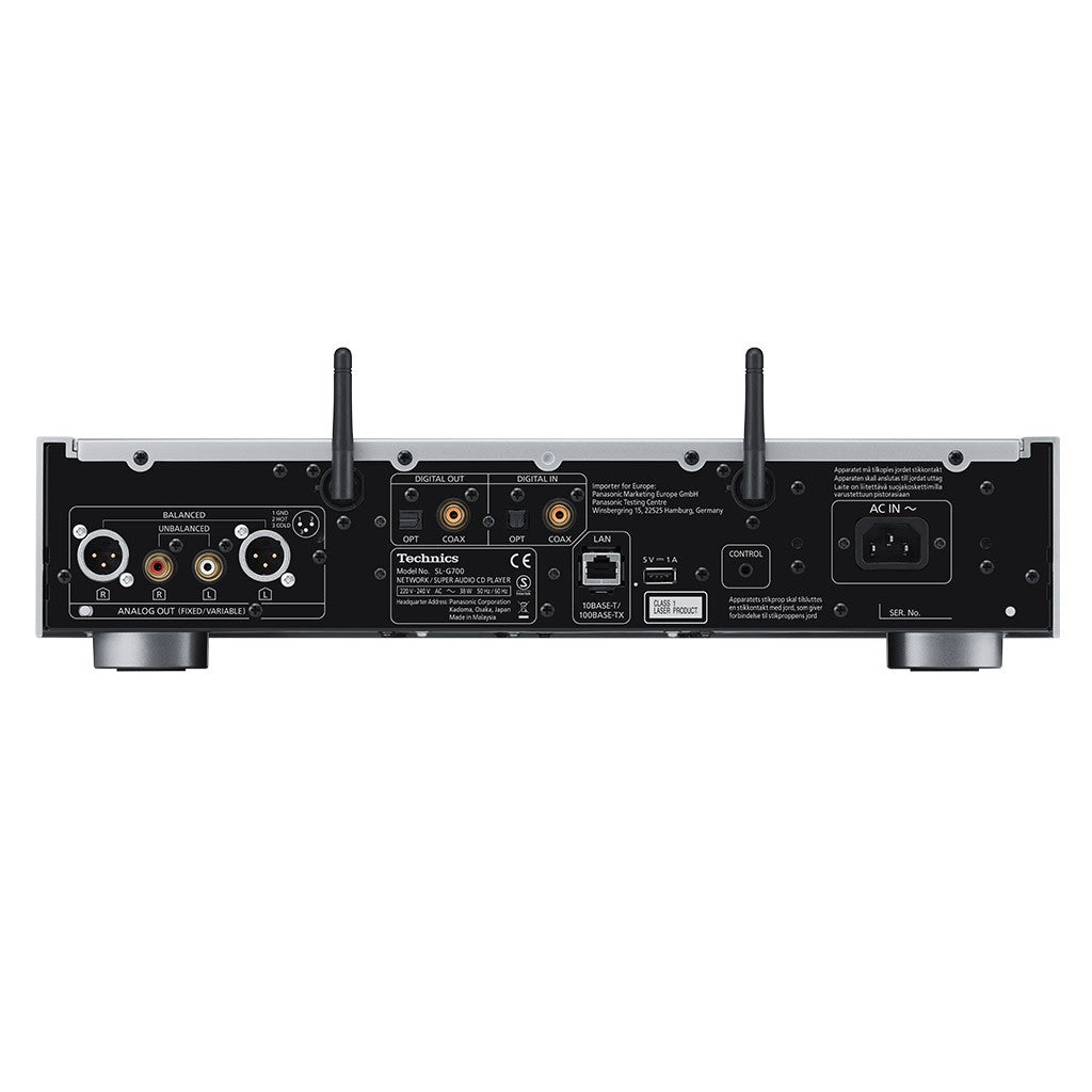 TECHNICS SL-G700M2 SILVER lettore SACD/MQA-CD/CD, convertitore DAC, streamer di rete
