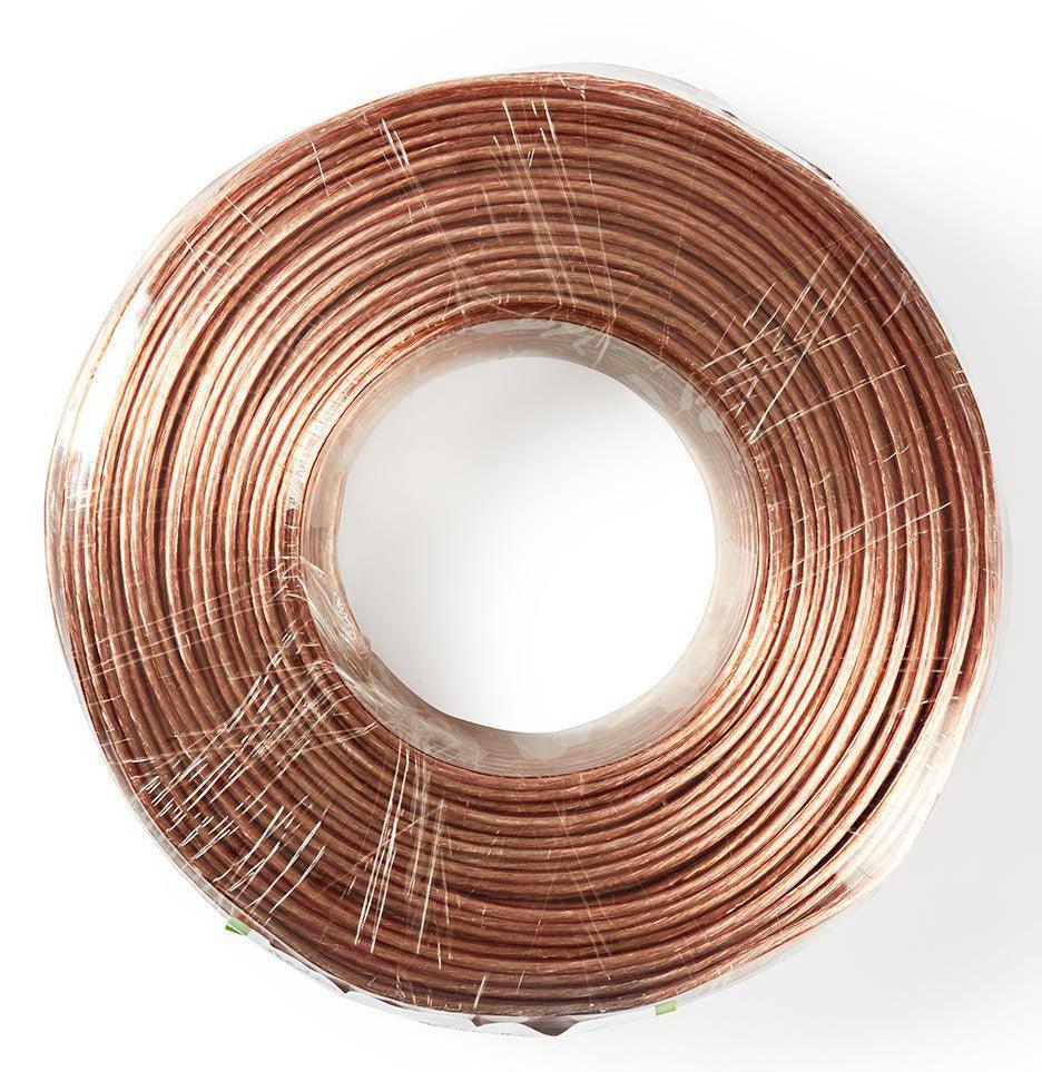KARMA CA 8314 Cavo trasparente 2x0,75 per altoparlanti - 100mt - TechSoundSystem.com