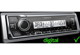 Kenwood KMR-M508DAB Autoradio marino 1 DIN con DAB+, Bluetooth - TechSoundSystem.com