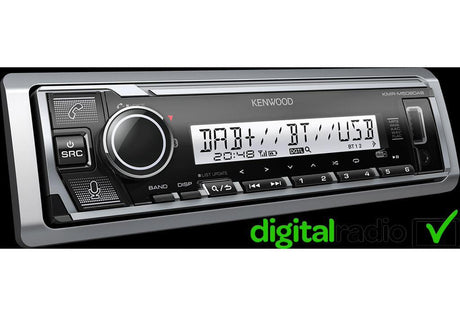Kenwood KMR-M508DAB Autoradio marino 1 DIN con DAB+, Bluetooth - TechSoundSystem.com