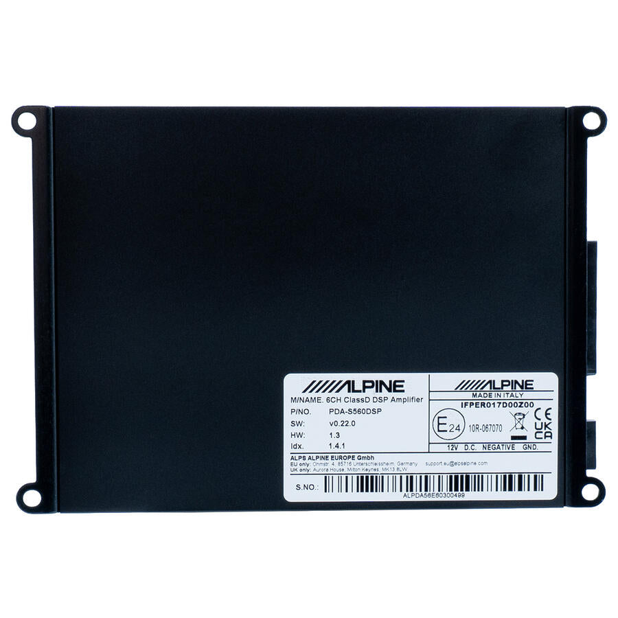 Alpine PDA-S560DSP amplificatore DSP a 6 canali classe D da 560W RMS