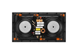 Triangle LCR7 Diffusore da incasso stereo a parete o soffitto ULTRAPIATTO, 2 vie coassiale, doppio woofer da 17cm - TechSoundSystem.com