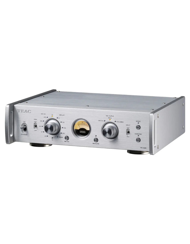 TEAC PE-505 Stadio Phono MM/MC equalizzazione RIAA, DECCA e COLUMBIA completamente bilanciato - TechSoundSystem.com