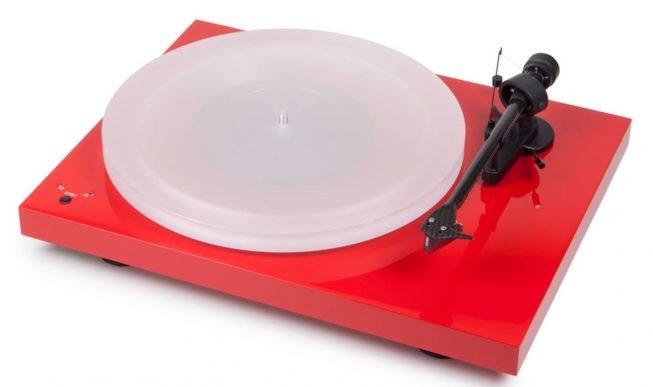 PRO-JECT Debut Carbon DC Esprit SB Audiophile Giradischi a 3 velocità, ROSSO - TechSoundSystem.com
